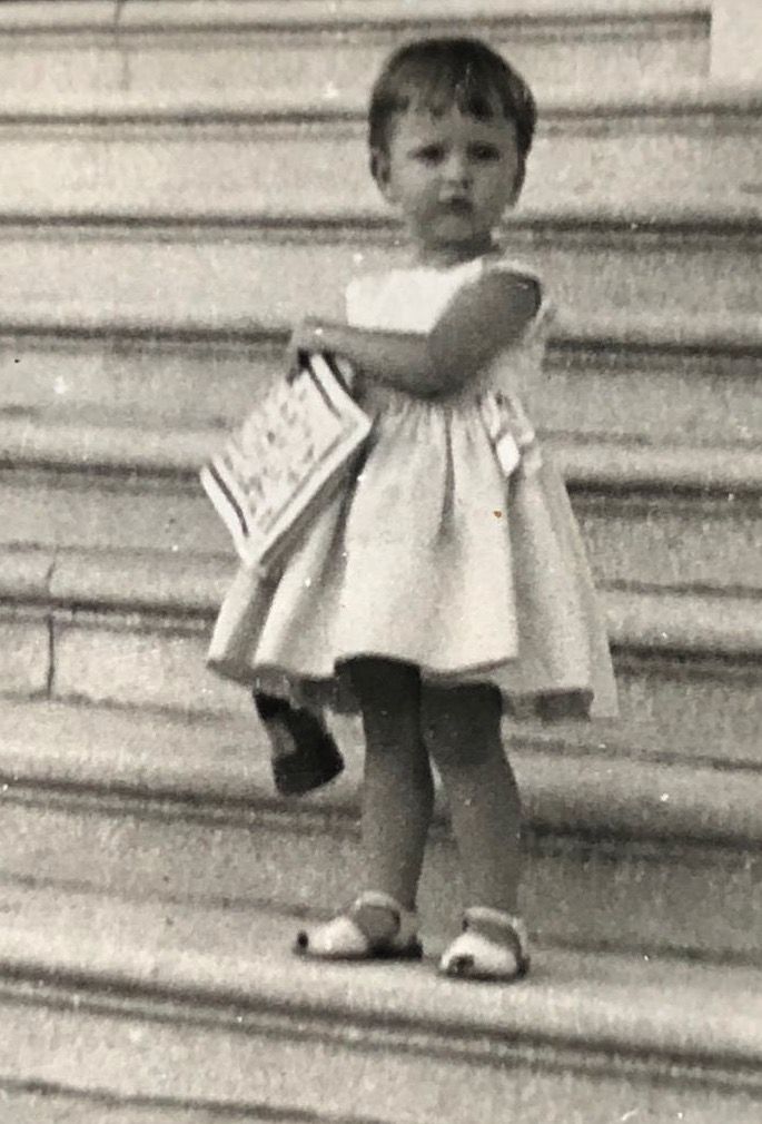 Mercè de Clascà niña, 1954